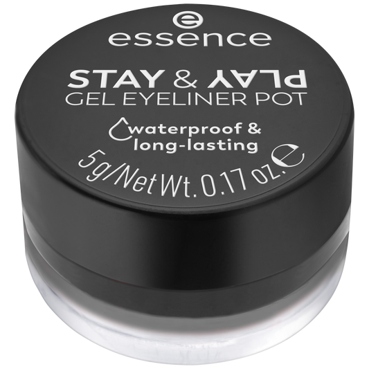 Essence Stay & Play Gel Eyeliner Pot Waterproof & Long-Lasting