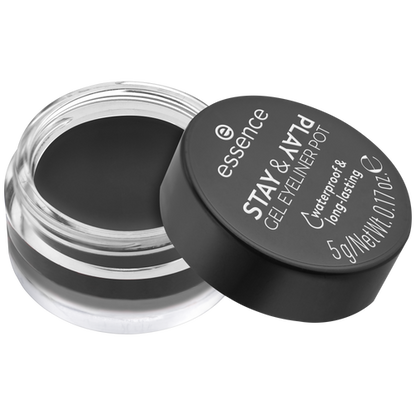 Essence Stay & Play Gel Eyeliner Pot Waterproof & Long-Lasting