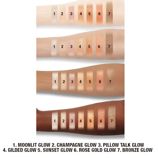 CHARLOTTE TILBURY-HOLLYWOOD GLOW GLIDE FACE ARCHITECT HIGHLIGHTER ROSE GOLD GLOW