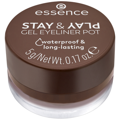 Essence Stay & Play Gel Eyeliner Pot Waterproof & Long-Lasting