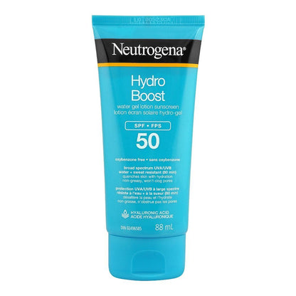 Neutrogena Hydro Boost Moisturizing Water Gel Sunscreen Lotion with Broad Spectrum SPF 50