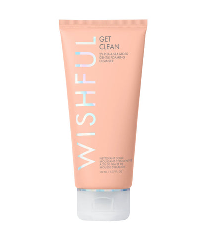 Huda Beauty Wishful Get Clean 2% PHA & Sea Moss Gentle Foaming Cleanser
