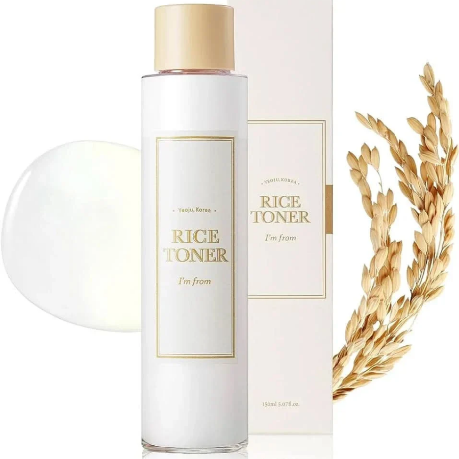 I'm From Rice Toner, 77.78% Rice Extract from Korea, Glow Essence with Niacinamide