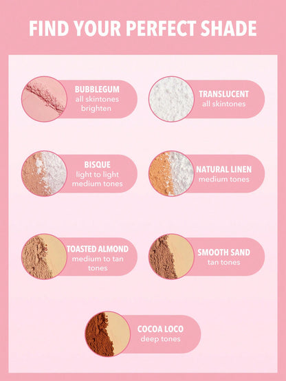 Sheglam face & under eye setting powder duo-BUBBLEGUM