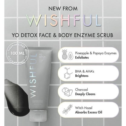 Wishful Yo Detox Face & Body Enzyme Scrub
