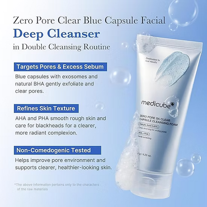 Medicube - Zero Pore Capsule Cleansing Foam