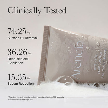 Arencia Rice + LHA Pore Control Rice Cake Cleanser