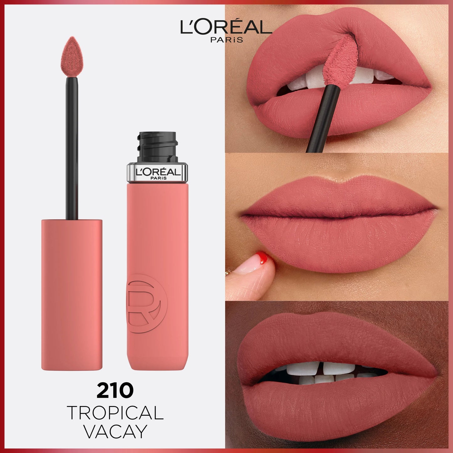 L'Oreal Paris- Infallible Matte Resistance Liquid Lipstick, up to 16 Hour Wear  0.16 Fl Oz