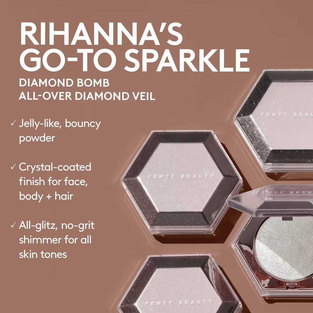 FENTY BEAUTY by Rihanna   Diamond Bomb All-Over Diamond Veil-Lavender