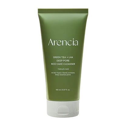 Arencia - Green Tea + LHA Deep Pore Rice Cake Cleanser