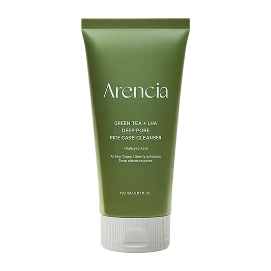 Arencia - Green Tea + LHA Deep Pore Rice Cake Cleanser