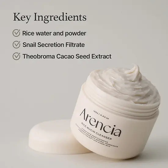Arencia - Rice Mucin Face Cleanser