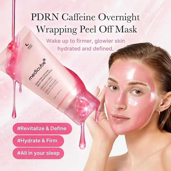 Medicube - PDRN Caffeine Overnight Wrapping Peel Off Mask