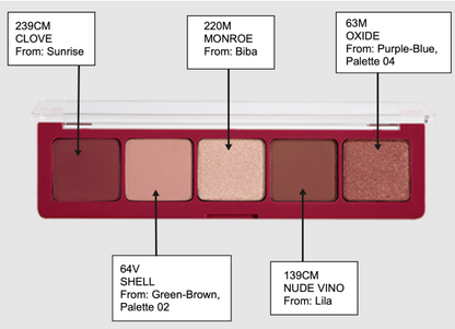 Natasha Denona | Cupid 5 Pan Eyeshadow Palette