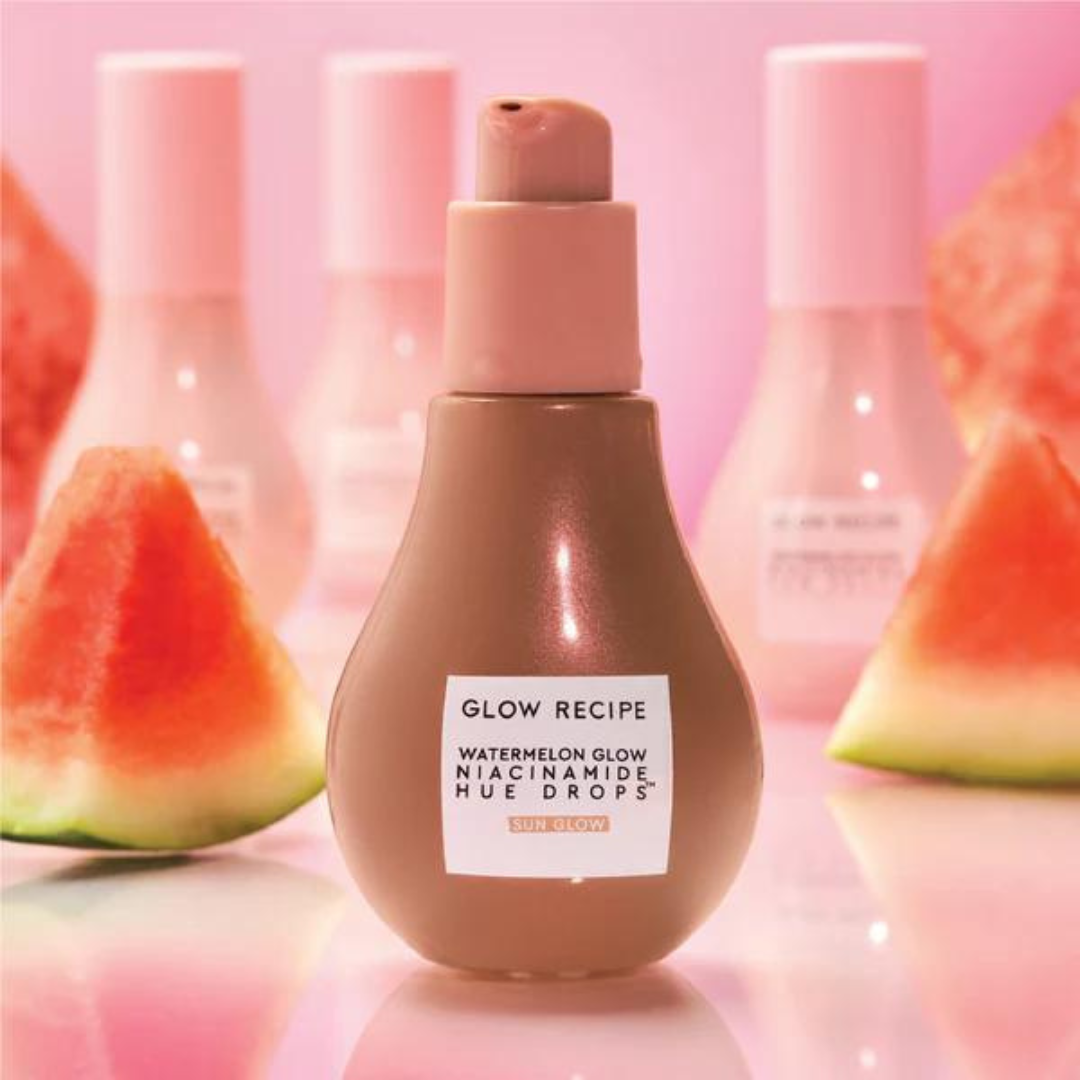 Glow Recipe | Watermelon Glow Niacinamide Hue Drops | Ultimate Glow + Brightening
