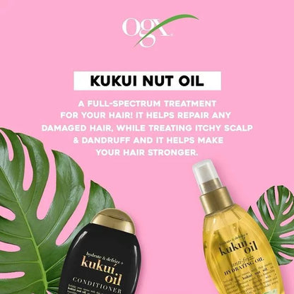 OGX- Kukuã­ Anti-Frizz Hydrating Hair Oil Spray