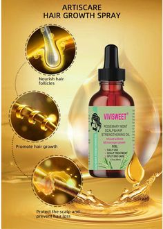 MIELLE  Rosemary Mint Scalp & Hair Strengthening Oil