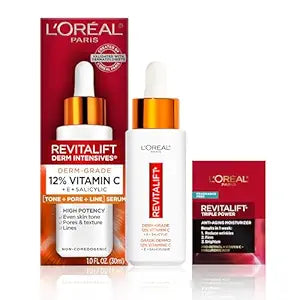 L'Oréal Paris Revitalift 12% Pure Vitamin C + E + Salicylic Acid Serum