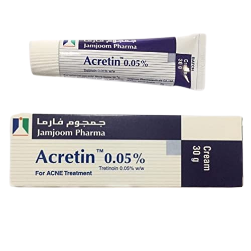 Jamjoom Pharma - Acretin .05% Cream for Acne Treatment, 30g