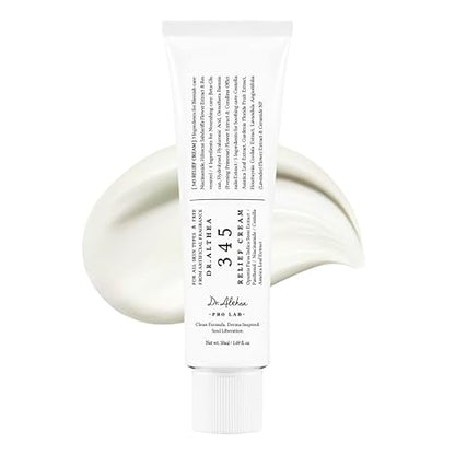 Dr.Althea 345 Relief Cream | Daily Face Moisturizer | Blemish Relief Care | Soothing Recovery & Moisture with Niacinamide, Panthenol