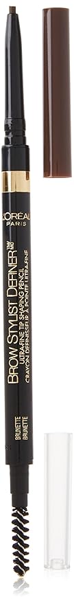 L'Oreal Paris Makeup Brow Stylist Definer Waterproof Eyebrow Pencil, Ultra-Fine