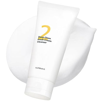 numbuzin No.2 Cleansing Foam | Deep Clean Fresh Cream Cleanser | Foam Cleanser