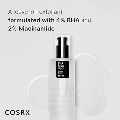 COSRX Niacinamide 2% + BHA 4% Blackhead Exfoliant Toner 3.38 fl.oz / 100ml