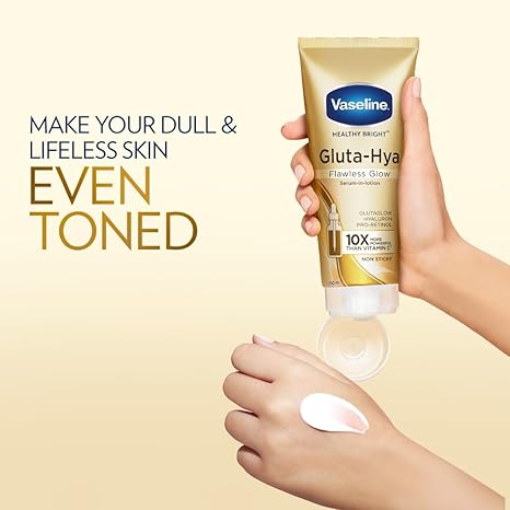 Vaseline Gluta-Hya Flawless Glow, 200ml, Serum-In-Lotion