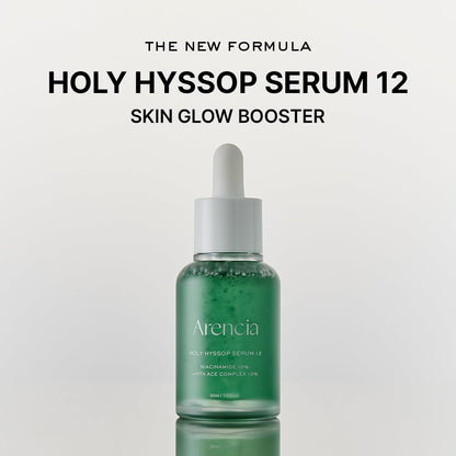 Arencia Hyssop Glow Serum – 10% Niacinamide & 12% Vitamins A, C, E for Brightening