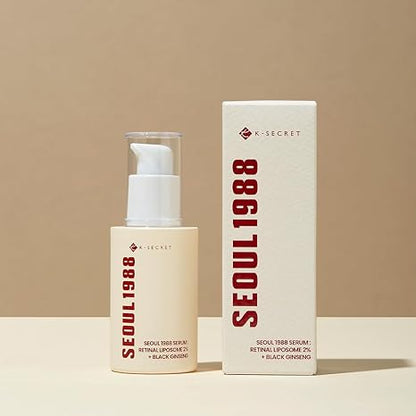 KSECRET SEOUL 1988 Serum – Retinal Liposome 2% + Black Ginseng | Anti-Aging & Skin Renewal