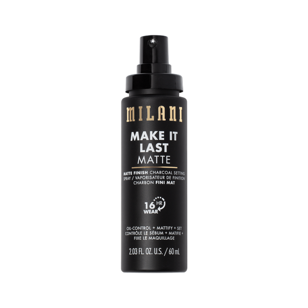 Milani Cosmetics Make It Last Matte - Matte Finish Charcoal Setting Spray
