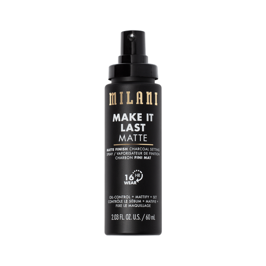Milani Cosmetics Make It Last Matte - Matte Finish Charcoal Setting Spray