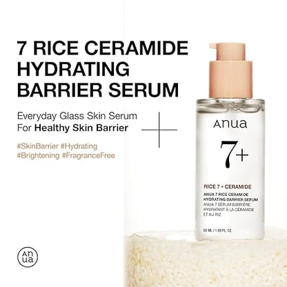 ANUA RICE CERAMIDE 7 HYDRATING BARRIER SERUM