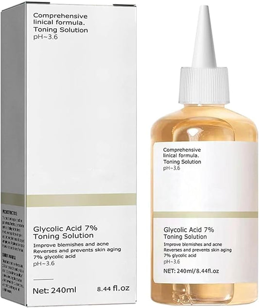 Glycolic Acid Toning Solution, Glycolic Acid 7% Toner, Glycolic Sour 7% Toning