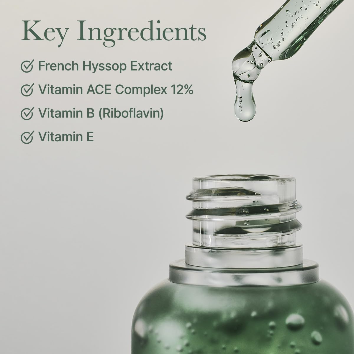 Arencia Hyssop Glow Serum – 10% Niacinamide & 12% Vitamins A, C, E for Brightening