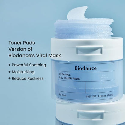 Biodance - Cera-nol Gel Toner - 60 Pads