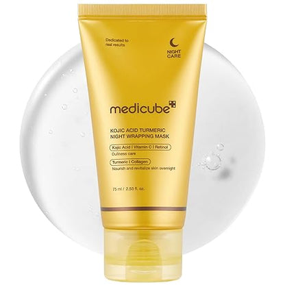 Medicube Kojic Acid Turmeric Overnight Wrapping Peel Off Mask