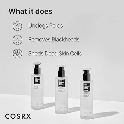 COSRX Niacinamide 2% + BHA 4% Blackhead Exfoliant Toner 3.38 fl.oz / 100ml
