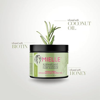 Mielle Rosemary Mint Strengthening Hair Masque – 340g