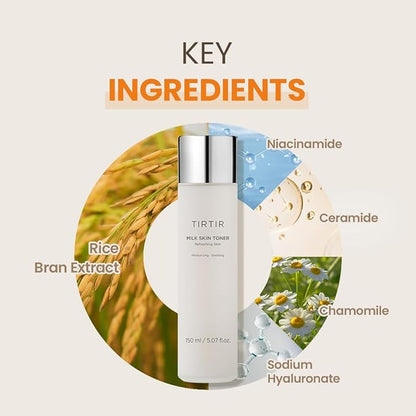 TIRTIR Milk Skin Rice Toner – Deep Hydration &amp; Nourishment for Radiant Skin