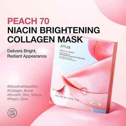 Anua Peach 70+ Niacin Brightening Collagen Mask