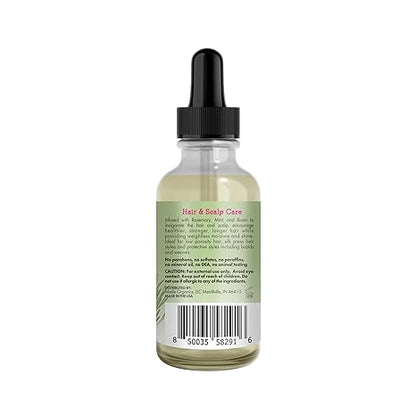 Mielle Organics Rosemary Mint Light Scalp &amp; Hair Strengthening Oil, 2 Ounce
