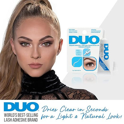 DUO Strip Lash Adhesive – White/Clear, for Strip False Eyelashes