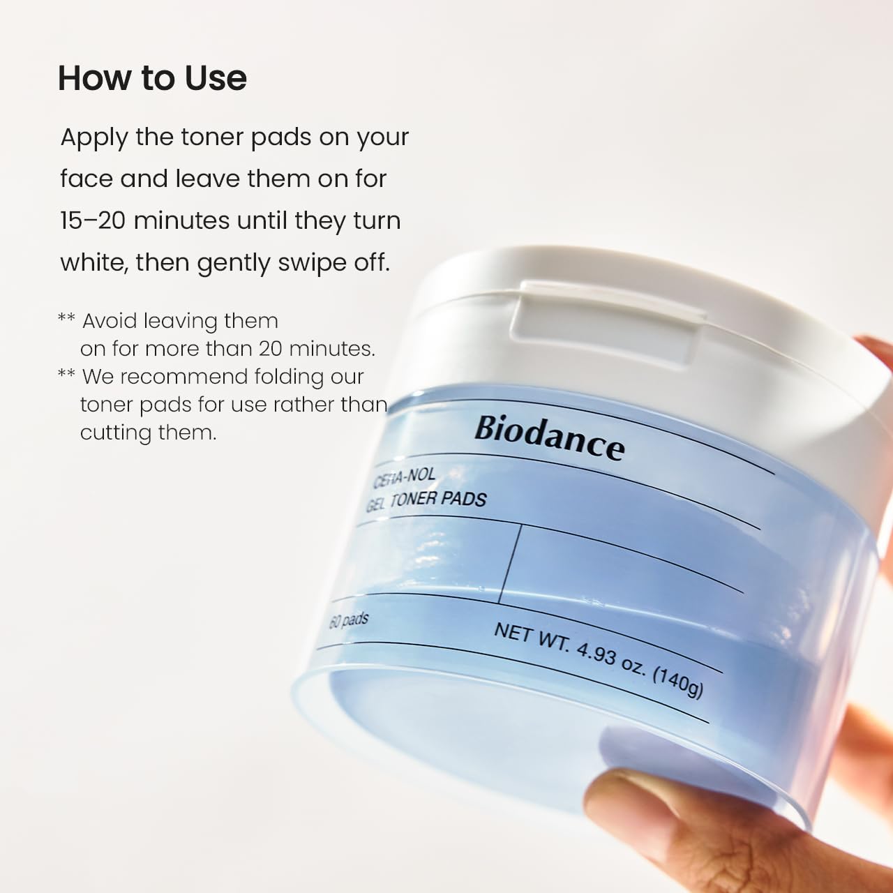 Biodance - Cera-nol Gel Toner - 60 Pads