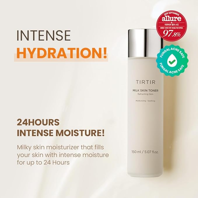 TIRTIR Milk Skin Rice Toner – Deep Hydration &amp; Nourishment for Radiant Skin