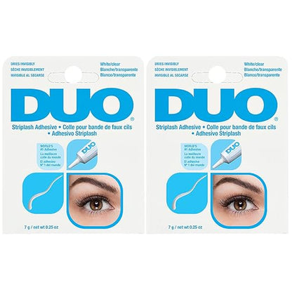 DUO Strip Lash Adhesive – White/Clear, for Strip False Eyelashes