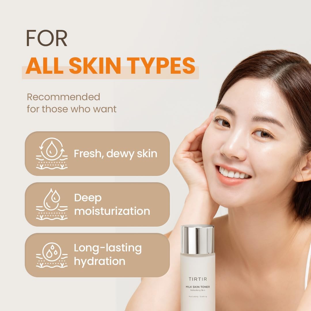 TIRTIR Milk Skin Rice Toner – Deep Hydration &amp; Nourishment for Radiant Skin