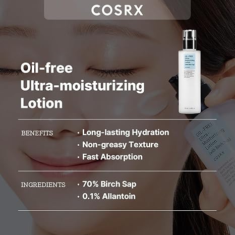 Cosrx - Oil Free Ultra Moisturizing Lotion with Birch Sap - 100ml