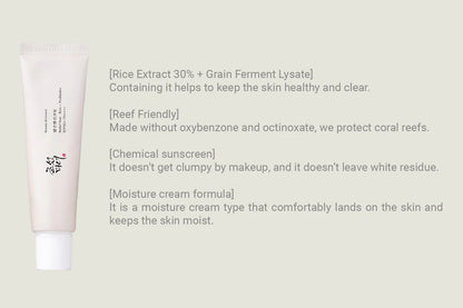 BEAUTY OF JOSEON | Relief Sun : Rice + Probiotics (SPF50+ PA++++)