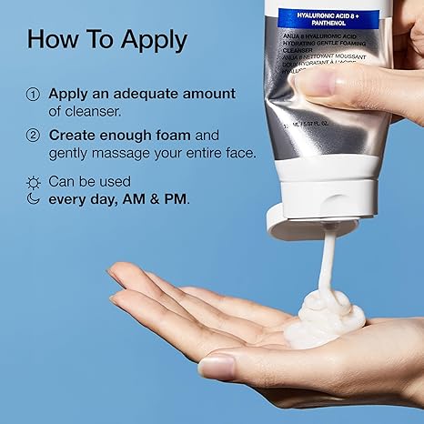 Anua - 8 Hyaluronic Acid Hydrating Gentle Foaming Cleanser